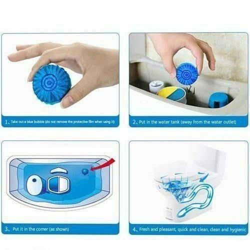 Automatic Toilet Cleaning Tablets (PACK OF 10)